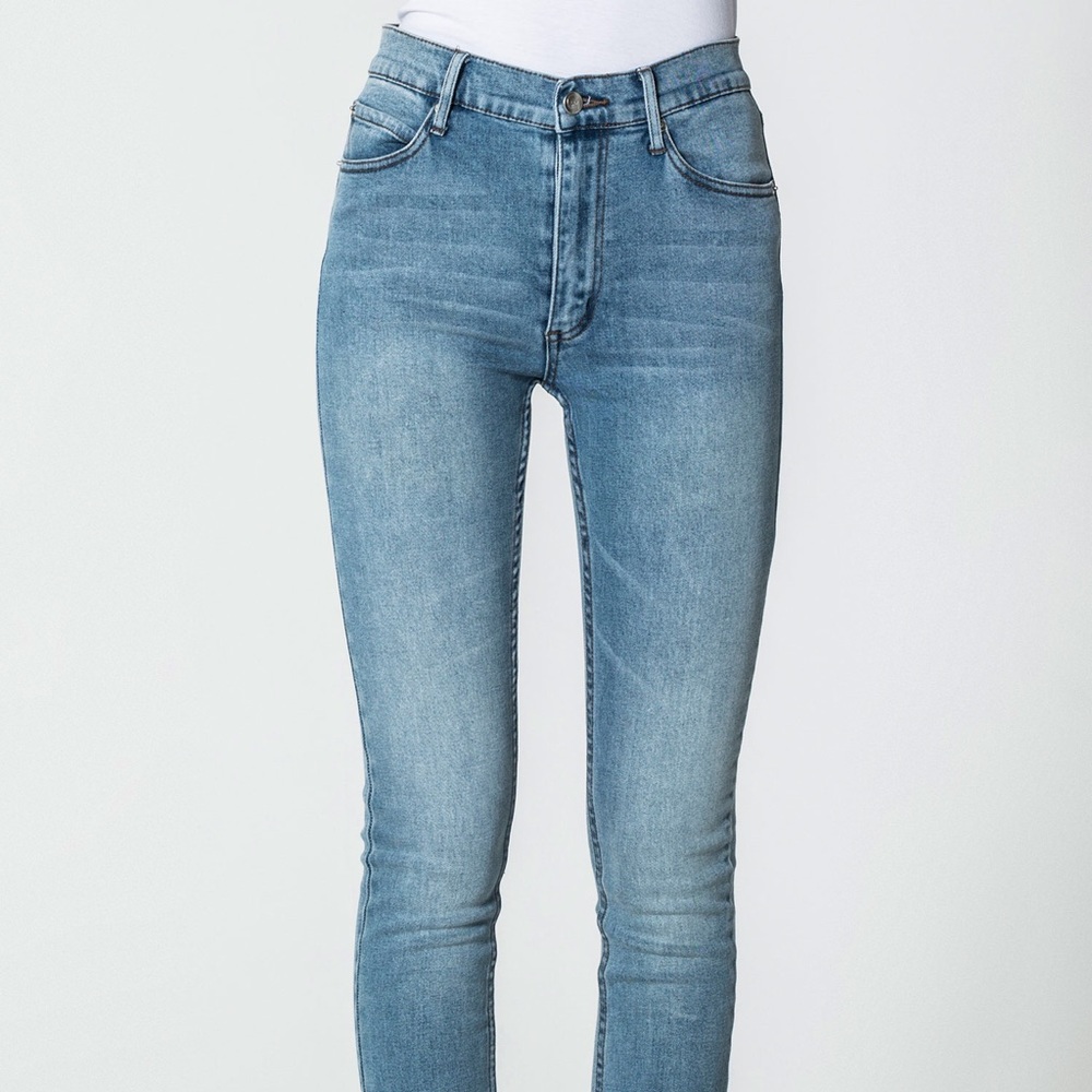 Cheap Monday Second Skin Skinny - Stonewashe Blue